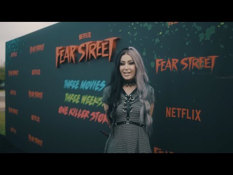 HELLO HORROR Visits the FEAR STREET Black Carpet