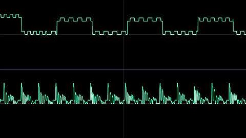 Space Debris Amstrad CPC Soundtrakker cover visualized with corrscope