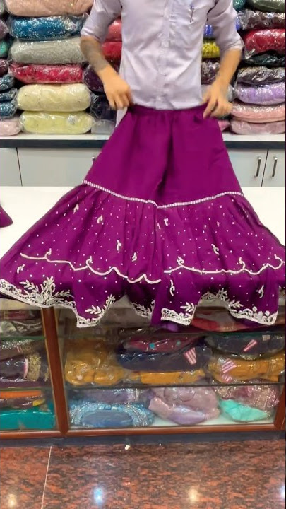 Fully Stone Work Sharara Dresses 🔥 Festival Wear Dresses 😍 Shree Siyala Boutique #sharara #dress