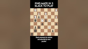 Subscribe for more Chess Puzzles! #chess #chessboard #chessplayer #hikaru #magnuscarlsen #checkmate