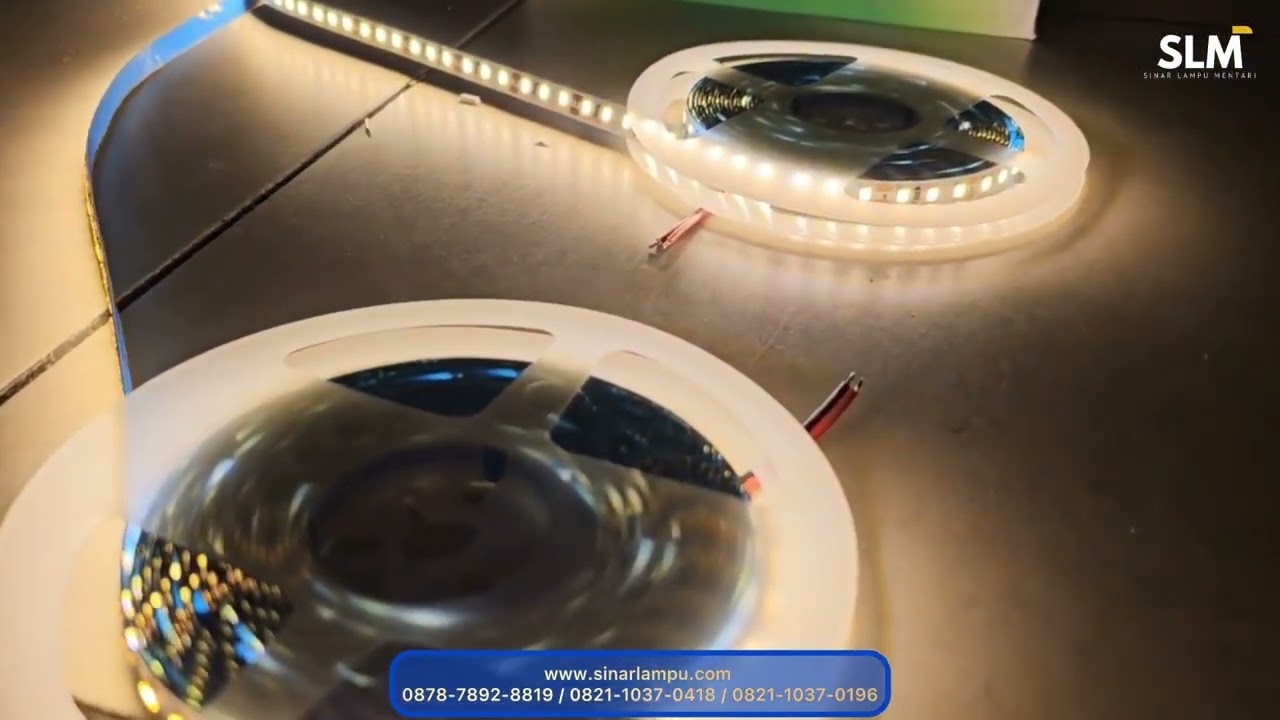 Lampu LED Strip SMD 2835 12 VDC 3000K Warmwhite 120 LED/M