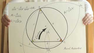 картинка: 4K Как описать окружность вокруг треугольника, видео 2023 год