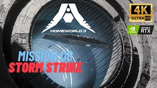 Homeworld 3 (Walkthrough GamePlay) [MISSION 08 - STORM STRIKE] 4K UHD 60FPS