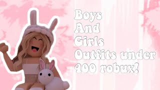 5 Girls And Boys Outfits Under 400 Robux Youtube - roblox avatar ideas 400 robux