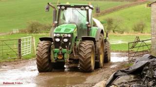 Plenty of Action with Winter Work!  Slurry-spreading, Silage Loading etc.