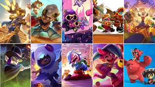 Loading Screen Evolution ( 2017-2023 ) in Brawl Stars #EnchantedWoods