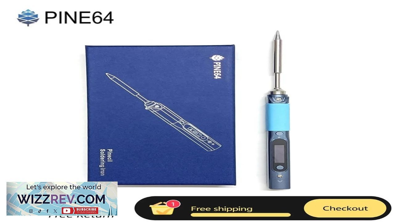 Паяльник Pine64 CN Version Pinecil V1, портативный, программируемый, регулируемый.