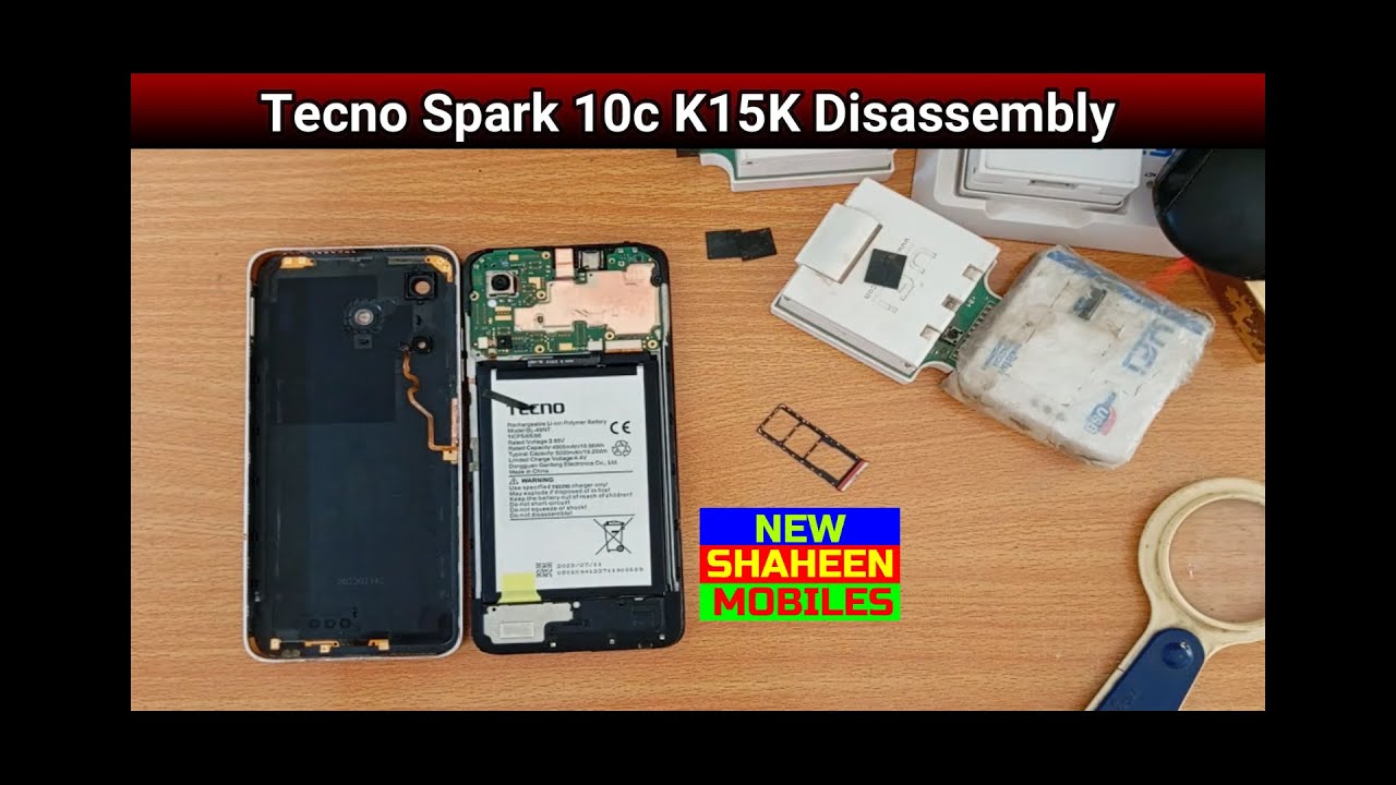 Tecno Spark 10c K15K Disassembly Teardown How To Open BY NEW