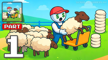 Wool Factory - Gameplay Walkthrough Part 1 - Create The Softest Threads (iOS, Android)