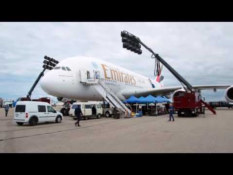 Exploring the A380 in the Jennifer Aniston commercial   Emirates Airline