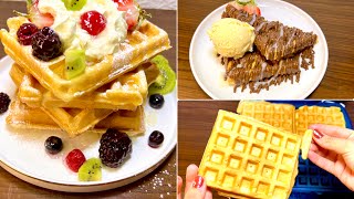 ازاي نعمل وافل ? هش ومقرمش بابسط واسرع  طريقه ✌️( waffles ?)food waffle