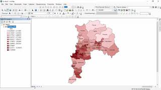 MAPA DE DENSIDAD DE POBLACIÓN  ARCGIS