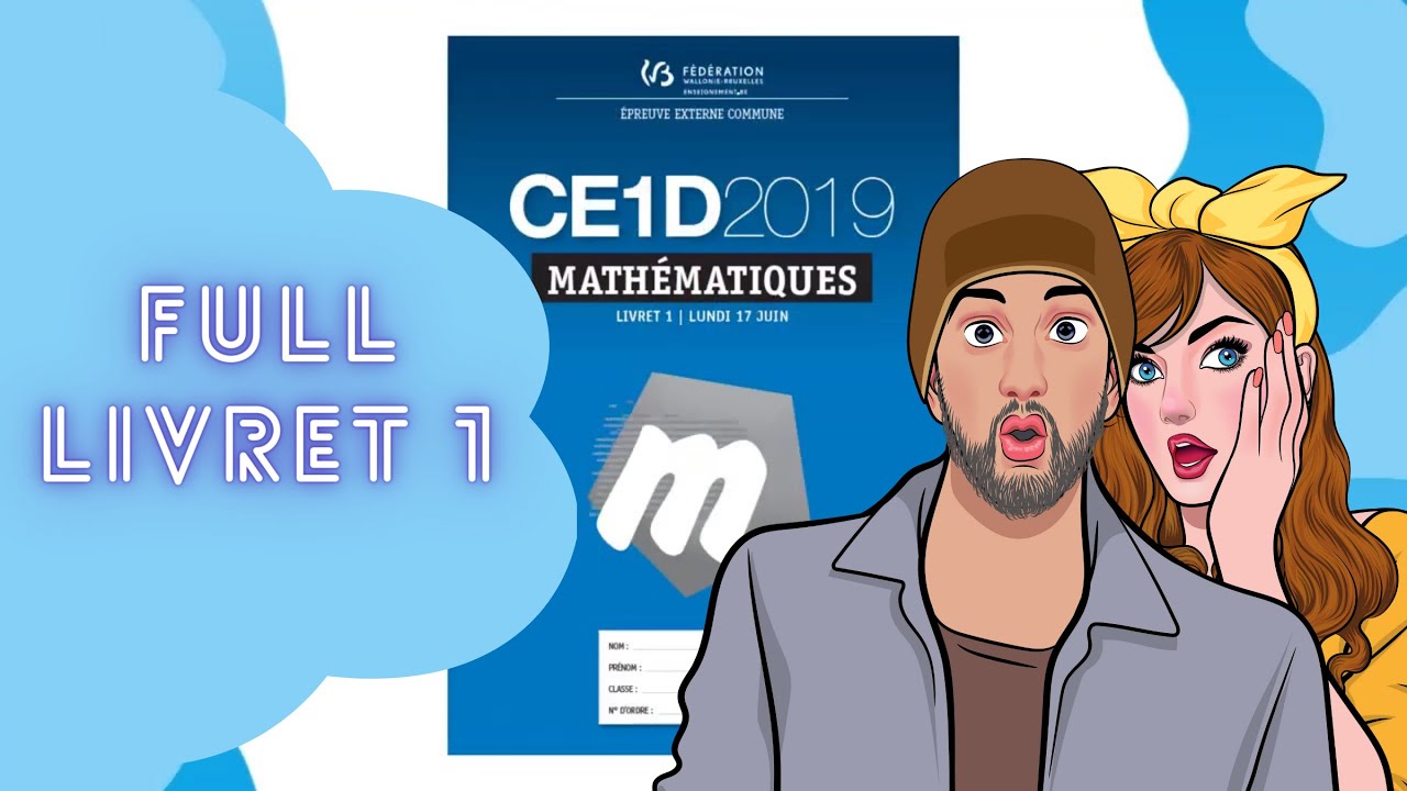 ✨ L'intégrale chapitrée ➡️ Livret 1 #ce1d  2019 Mathématiques - questions 1 à 22