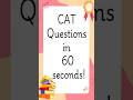 CAT Questions in 60 seconds | CAT 1997 | Geometry | #cat2025prep #cat2025 #catpyqs