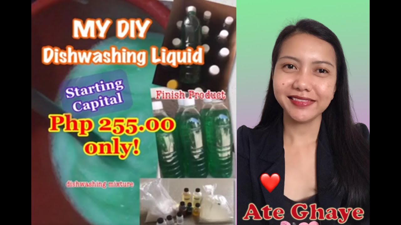 Paano Gumawa ng DIY Dishwashing Liquid? With costing | Ate Ghaye - VLOG ...