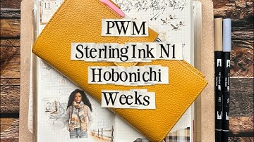 PWM in My Sterling Ink N1 Catchall + | Hobonichi Weeks  Mental & Physical Health Planner Setup