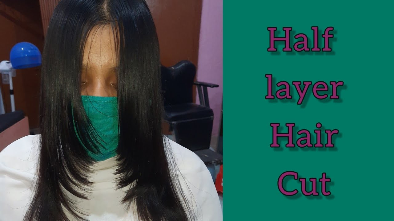 Half leyer haircut / step by step/ layer cut kaise kre/front leyer cut -  YouTube