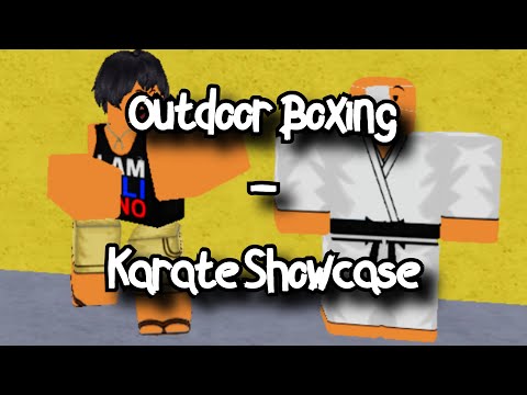 Outdoor Boxing Roblox Karate Showcase Youtube - aba roblox trello