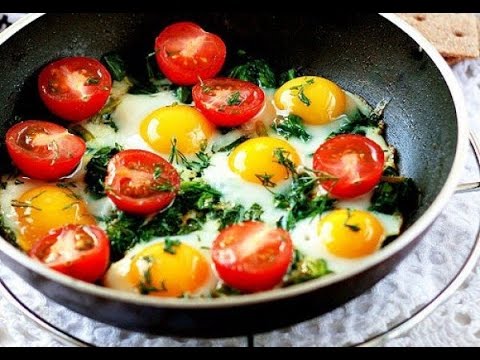 Видео рецепт Яичница из перепелиных яиц
