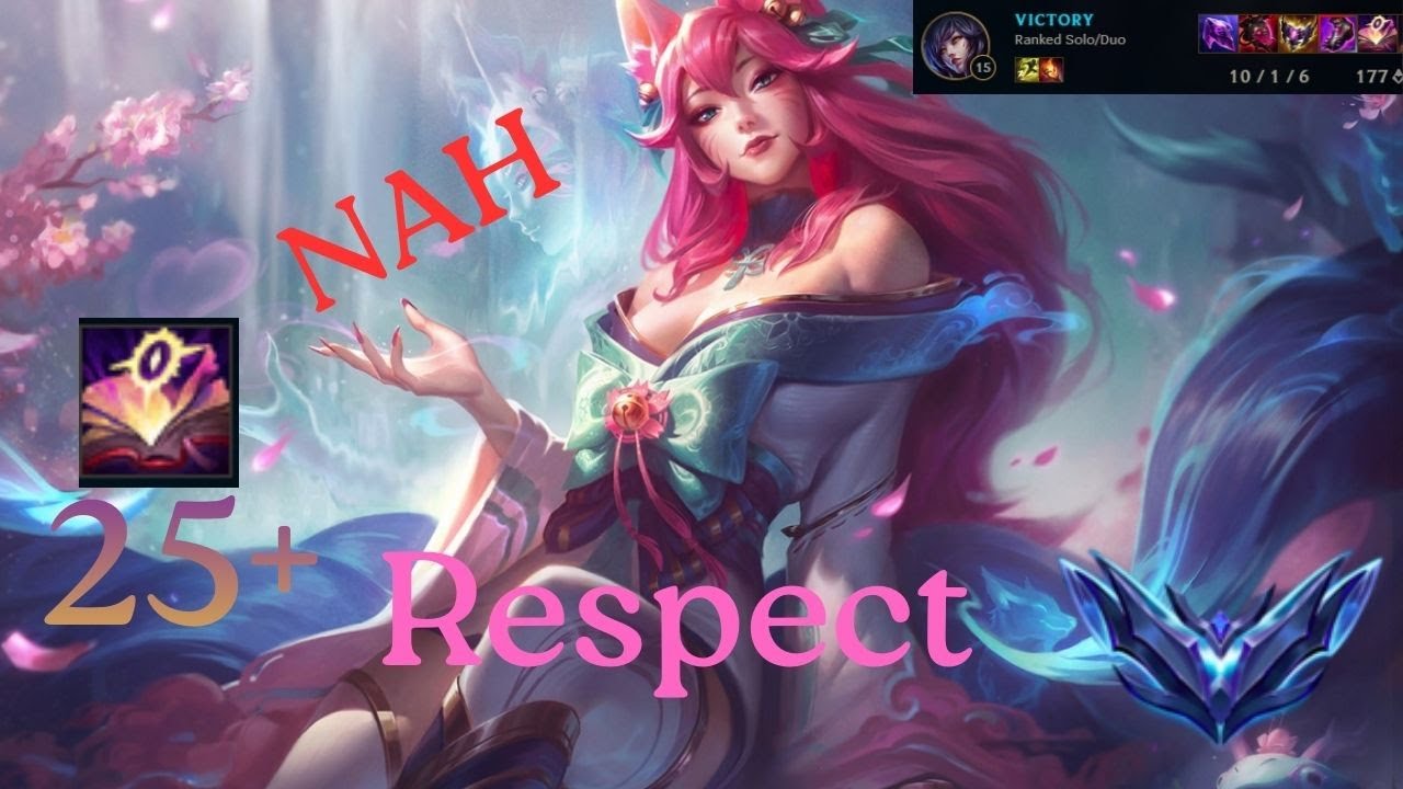 PERFECT KDA? NAH, RESPECT - 25 Mejai Stack Ahri in Diamond - Challenger Climb Day 1
