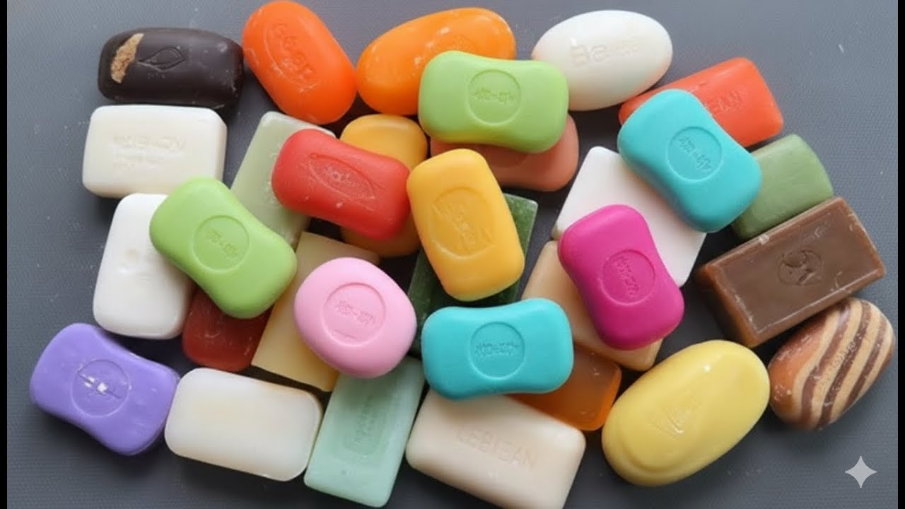 ✨🤩Relaxing ASMR SOAP•Cutting Dry Soap•Bundle of mix colourful ✨ soap & cutting asmr