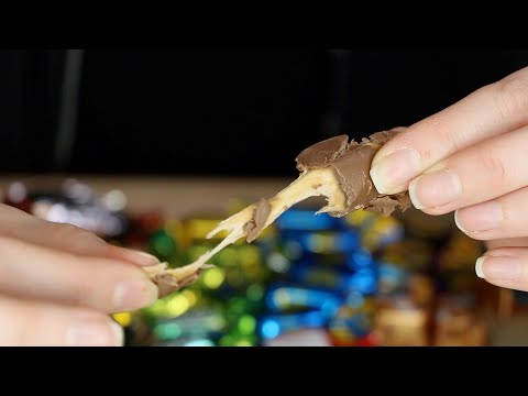 ASMR Chocolate Paper Crinkle Sounds 🍫 Twist Confectionery Unwrapping (No Talking)