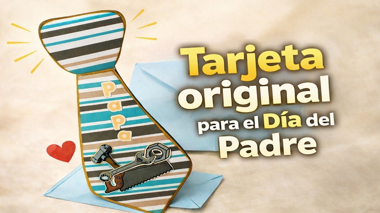 Sorprende a Papá!! La tarjeta más original para el Día del Padre