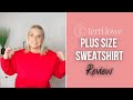 Plus Size Sweatshirt Review | Plus Size Fashion Haul | Amazon Haul | Plus Size Clothes | Aerie Haul