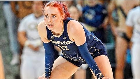 NCAA| Julia Bergmann erra na recepção e  responde no ataque
