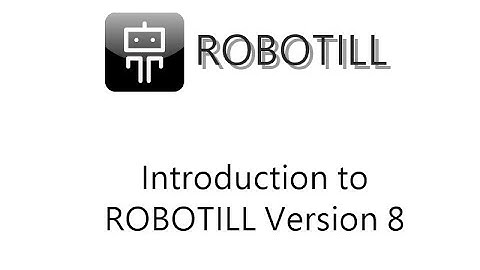 ROBOTILL Version 8