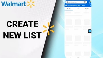 How To Create New List On Walmart Shopping And Savings App
