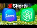 Crazy 1000 youtube shorts in 17 minutes using ai canva  chatgpt