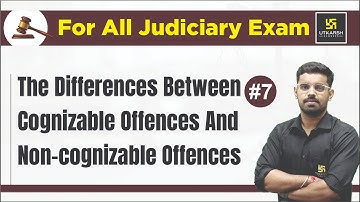 The differences between Cognizable Offences and Non Cognizable Offences |  Hardik Mishra Sir |