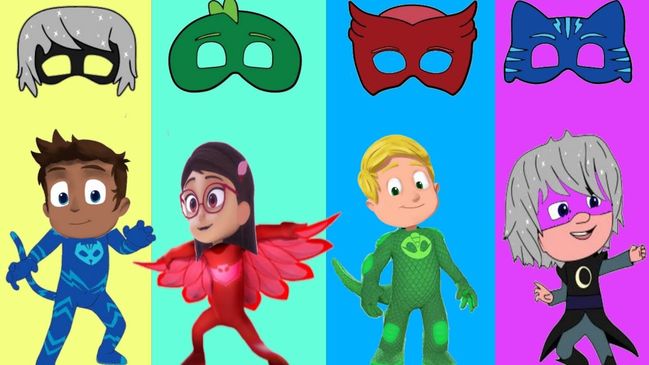 WRONG HEADS CUTE PJ MASKS SURPRISE PUZZLE WRONG MASKS videos For