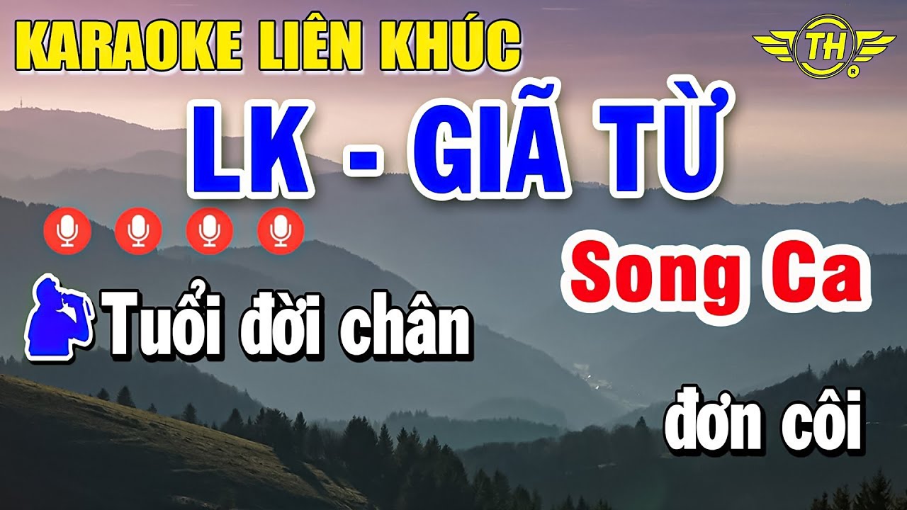 Karaoke Liên Khúc Giã Từ SONG CA Nhạc Sống Âm Thanh Chất Lượng Cao | Trọng Hiếu