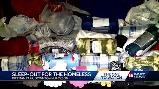 Sleepout for the homeless