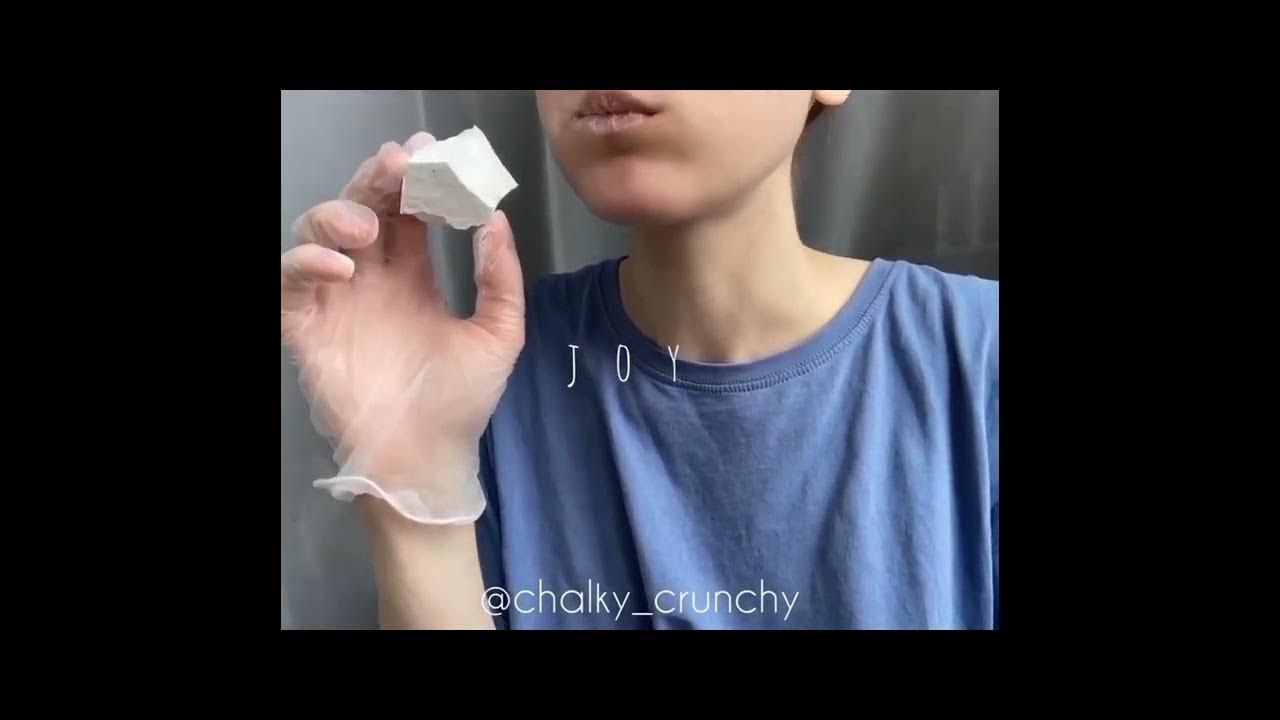 chalk eating asmr ( joy.chalk on insta) YouTube