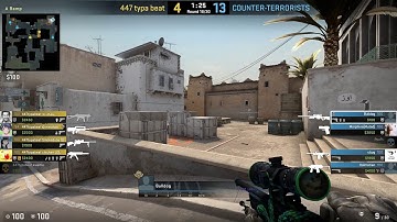 CS:GO - AWP Killed 80% of the enemy team.