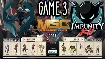 [English] Execration Vs Impunity KH Game 3 | PLAYOFFS | MSC 2021