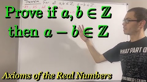 Prove that the difference of two integers is an integer (ILIEKMATHPHYSICS)