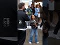 Pop Star surprised by Young fan #streetmusic #flashmob #streetperfomance #surprise #childprodigy