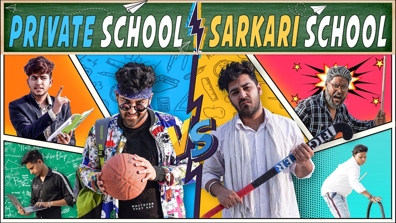 Private School Vs Sarkari School || Sushant Maggu
