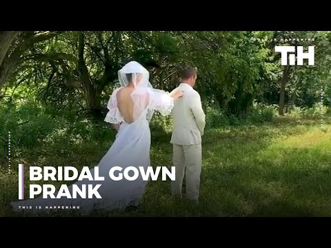 Brother Pranks Groom Wearing Bridal Gown