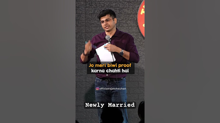 Newly married ko advise #standupcomedy #indianstandup #comedy