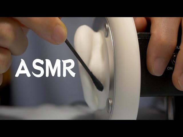 ASMR 眠くなる耳介耳裏耳掃除 Behind the ear cleaning