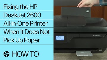 Fix printer not picking up paper for HP OfficeJet 3830 | HP Support