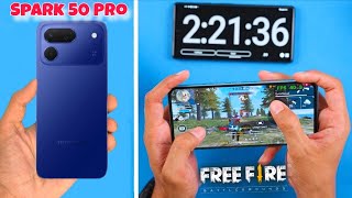 Tecno Spark 50 Pro Free Fire Test | Tecno Spark 50 Pro Gaming Test | Tecno Spark 50 Pro FF Gameplay