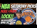 Huge nba lock nba picks today 4202024  free nba picks predictions  sports betting advice