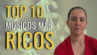 TOP 10 Músicos más ricos by Lorely Music 3,597 views 1 year ago 14 minutes, 47 seconds