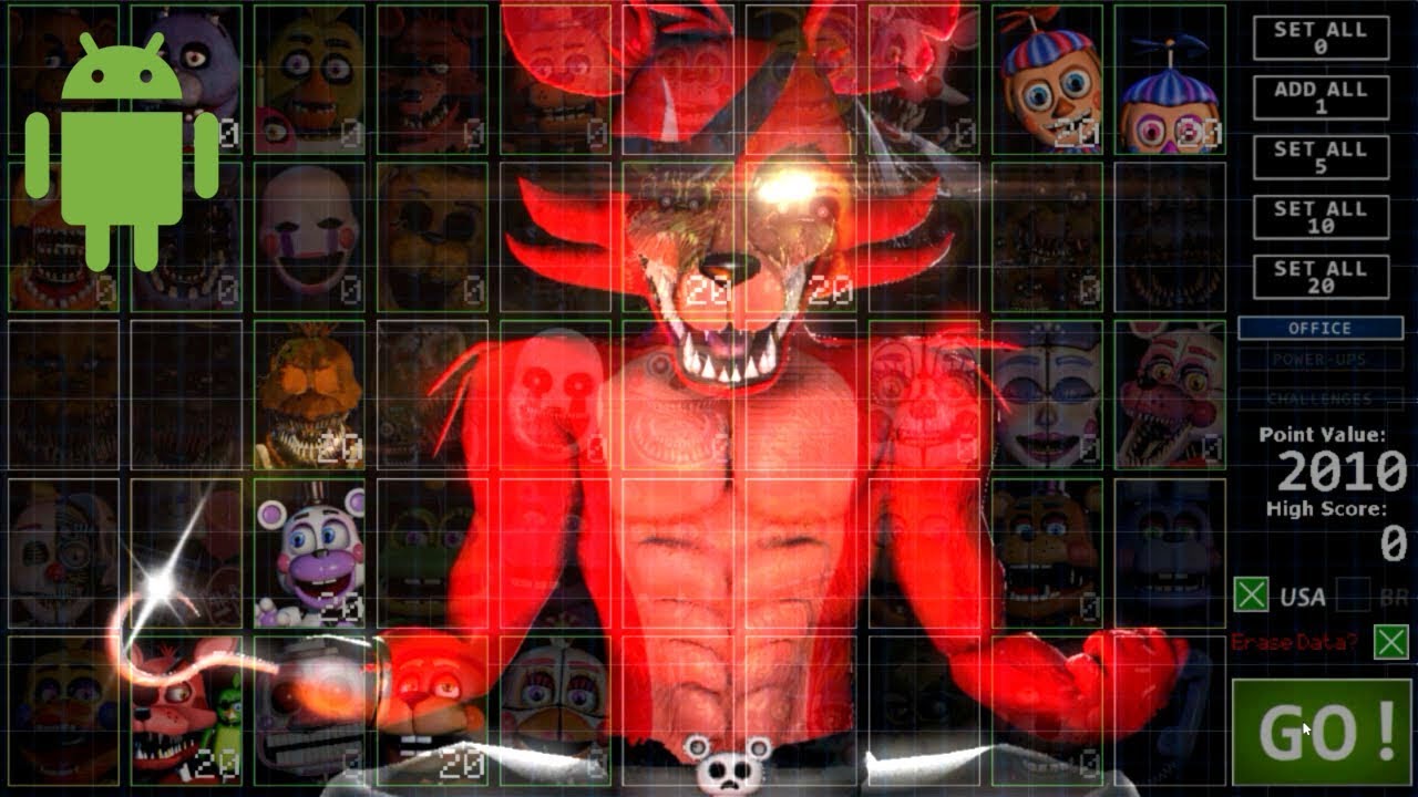 FNAF Ultimate Custom Night Android by PeyTronicGames - Game Jolt